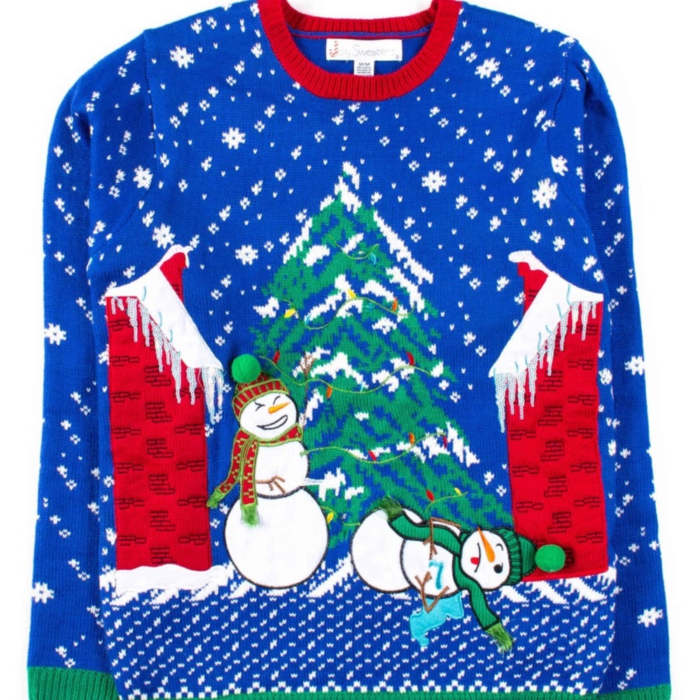 Ugly Christmas Snowman Sweater